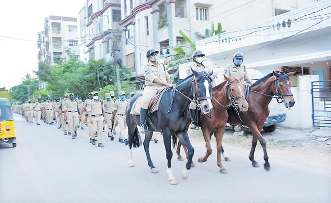 FLAG-MARCH-GHMC-ELECTIONS