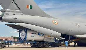 TELANGANA-GETS-OXYGEN-TANKERS-FROM-THAILAND-THROUGH-MEIL